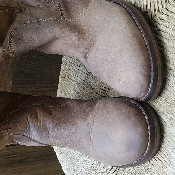 Sixtyseven Size 39 Leather boot 67 brand Taupe and - Picture 9 of 16
